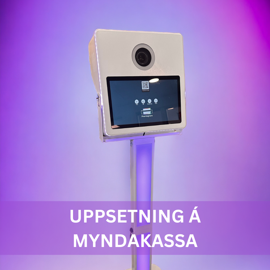 Uppsetning á myndakassa